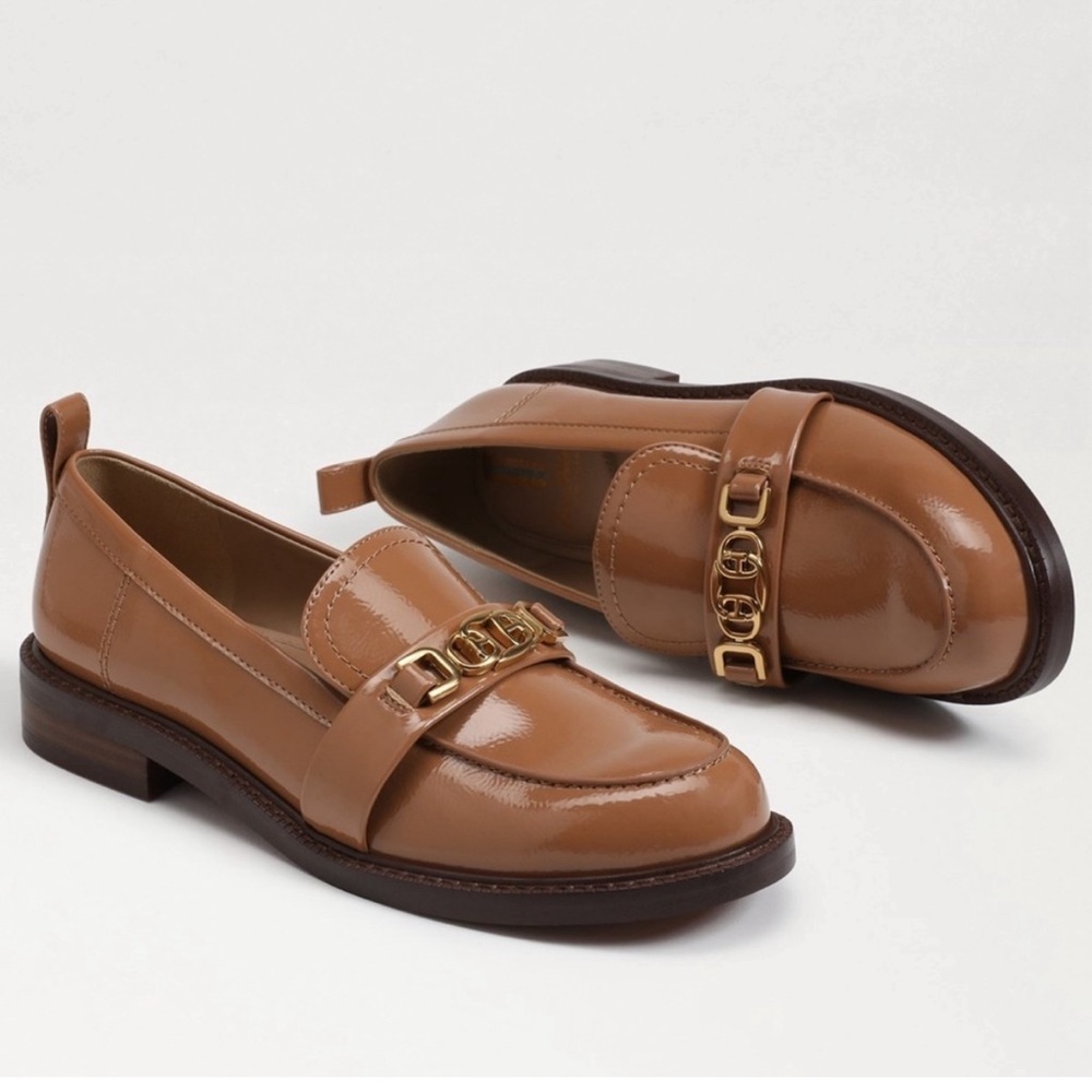 Sam Edelman Christy Loafer Burnt Caramel Patent